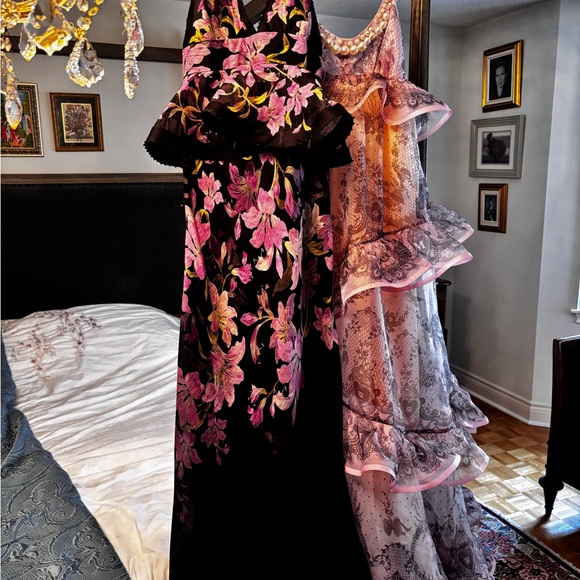 Zimmermann Black and Purple Floral Maxi Dress - Picture 7 of 12